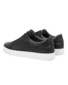 Schwarze Ledersneaker Milbet