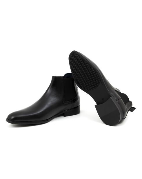 Prusia Chelsea-Stiefel aus schwarzem Leder