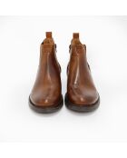 Boots Chelsea Mofor en cuir marron