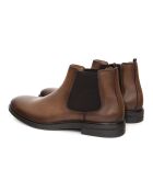 Boots Chelsea Bratoro en cuir marron