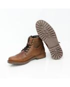 Botas Torvel de piel marrón