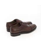 Oxford de piel marrón Misane