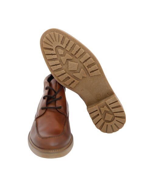 Bruine leren laarzen Virnal