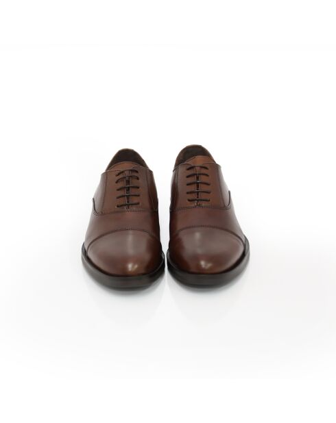 Oxford de piel marrón Misane