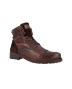 Boots Tudel en cuir marron