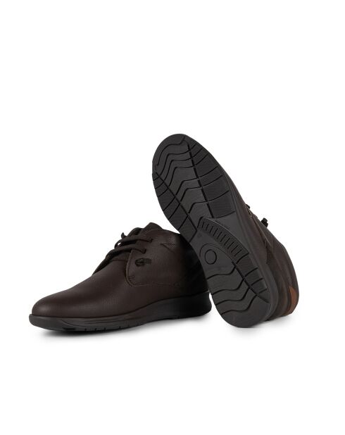 Bruine leren laarzen van Marven