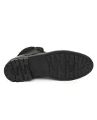 Schwarze Lederstiefel Prini