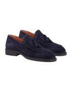 Mocassini Curiel in pelle scamosciata blu