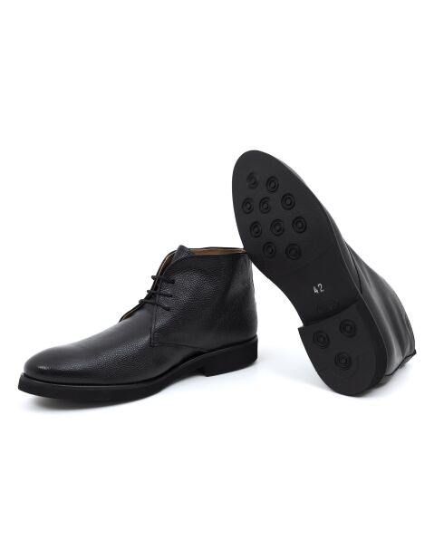 Boots Fatibu en cuir noires