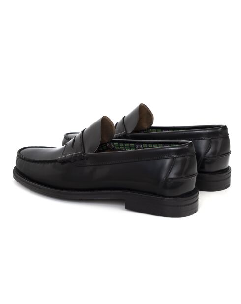 Mocassins Enora en cuir noir