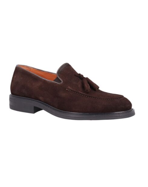 Mocassins Curiel en daim marron