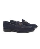 Mocassini Solira in pelle scamosciata blu