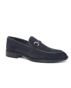 Mocassini Solira in pelle scamosciata blu