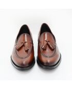 Mocassins Vizmo en cuir marron