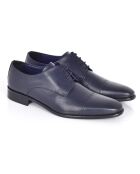 Derbies Parel en cuir bleu marine