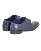Derbies Parel en cuir bleu marine