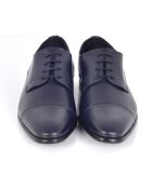 Derbies Parel en cuir bleu marine