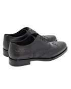 Oxford de piel negra Pabro