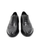 Oxford de piel negra Pabro