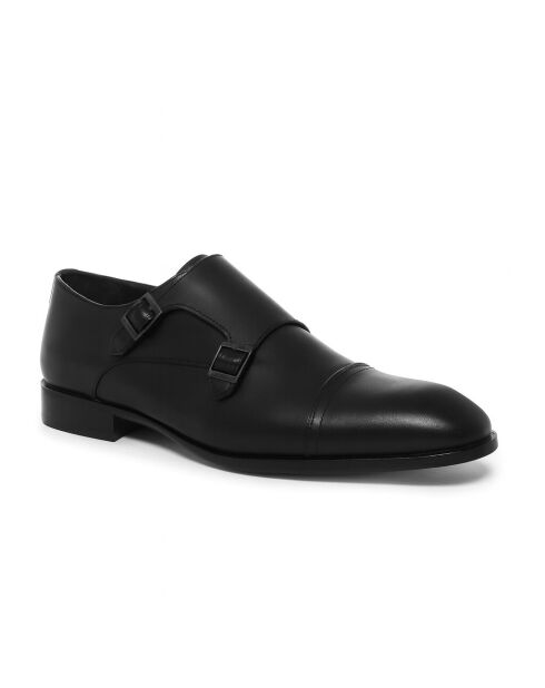 Monks Kirela en cuir noir