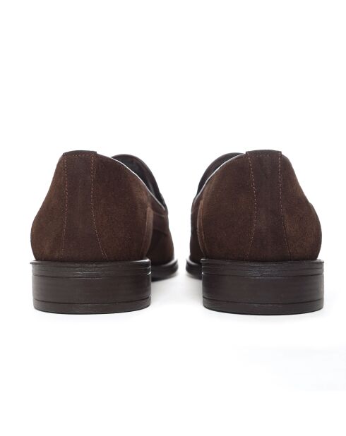 Mocassins Solira en cuir marron