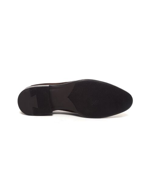 Mocassins Solira en cuir marron
