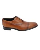 Brazalete Oxford de piel marrón