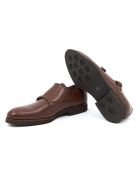 Monks Fankmen en cuir marron