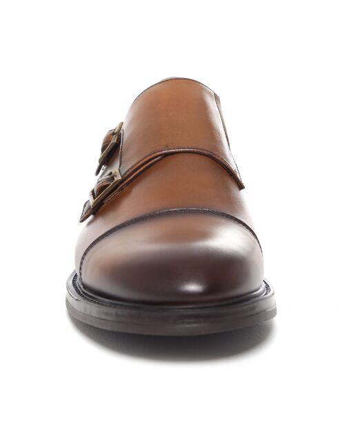 Monks Osvan en cuir marron