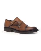 Monks Osvan en cuir marron