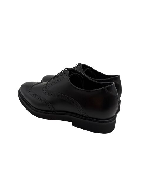 Oxford Parnel en cuir noir