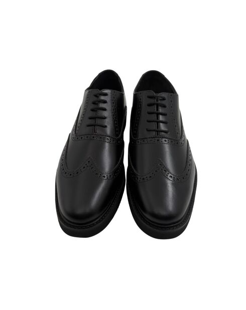 Oxford Parnel en cuir noir