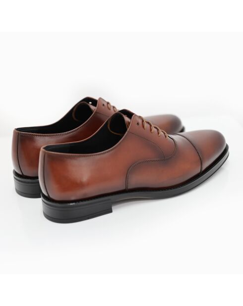 Oxford de piel marrón Coresa