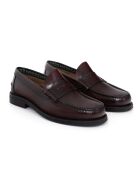 Mocassini Enora in pelle bordeaux