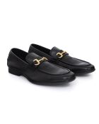Mocassins Ubril en cuir noirs