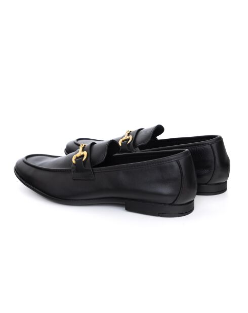 Mocassins Ubril en cuir noirs