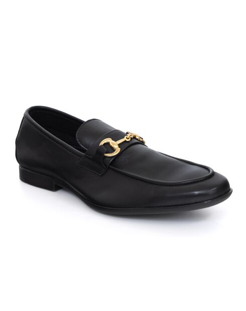 Mocassins Ubril en cuir noirs