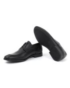 Derbies Milbod en cuir noir