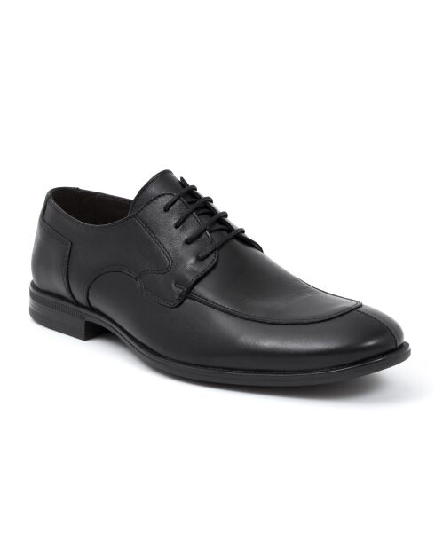 Derbies Milbod en cuir noir