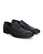 Mocassins Nirela en cuir noirs