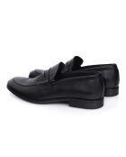 Mocassins Nirela en cuir noirs