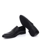Mocassins Nirela en cuir noirs