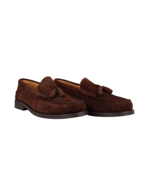 Mocassin Senira en cuir marron