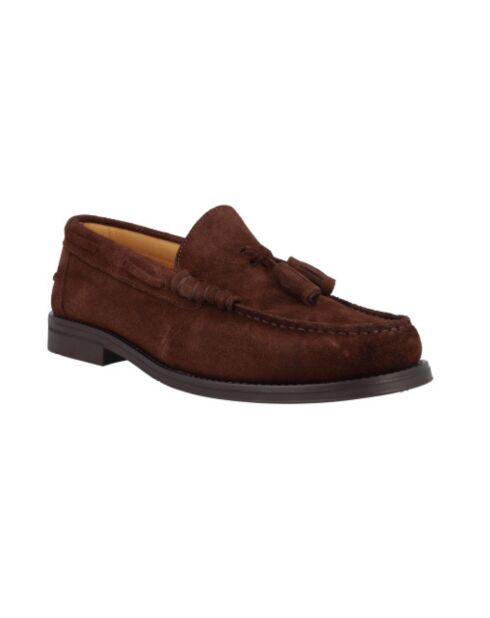 Mocassin Senira en cuir marron