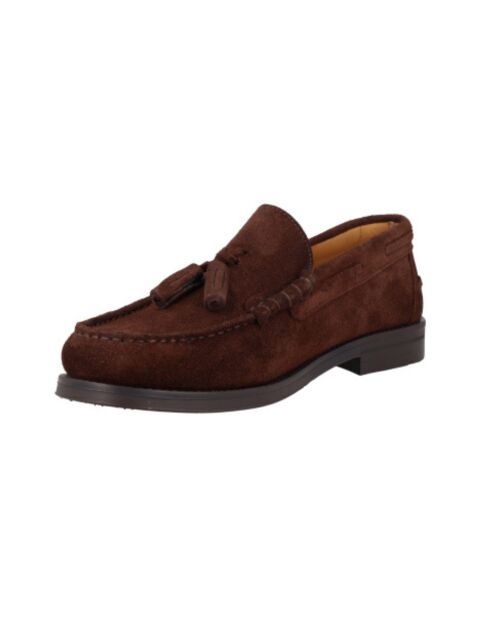 Mocassin Senira en cuir marron