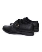 Monks  Perola en cuir noir