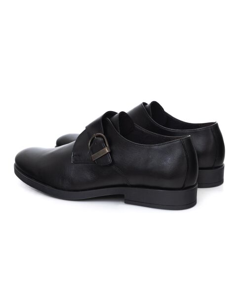 Monks  Perola en cuir noir
