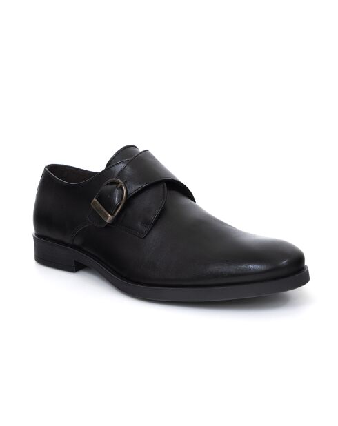 Monks  Perola en cuir noir