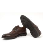 Derbies Mievega en cuir marron