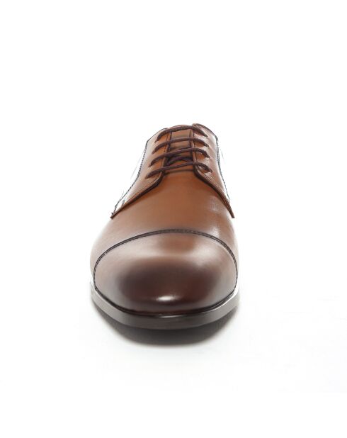 Derbies Ibrato en cuir marron